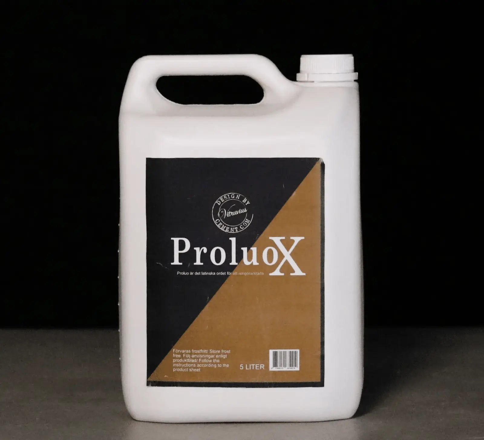Proluox golvvax för underhåll och fläckskydd på microcement-golv