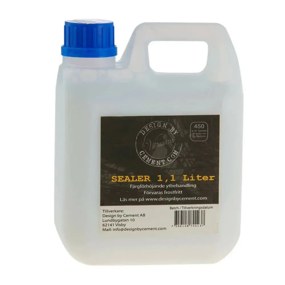 Sealer för microcement i 1,1-liters flaska – ytskydd och försealning